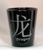 Chinese New Year Shot Glass Personalized with Name